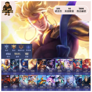 【編號TA98】月付700元起 主打納克玄冥雷澤 星際 SEVEN佛洛倫 拉茲一拳