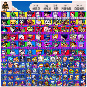 【編號TC24】月付800元起 101英雄 417造型 86威能 36吊飾