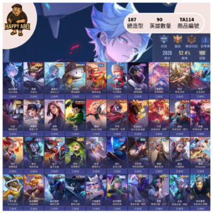 【編號TA114】月付1000元起 主打納克次元 悟空外送5級 白虎志 星際佛多新年直購