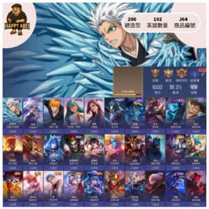 【編號J64】月付500元起 主打冬獅郎布萊特 葉娜月落 死神連動造型