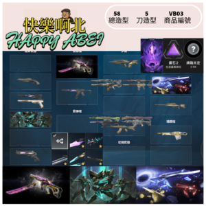 【編號VB03】月付500元起 主打 24套+奇點套+異星套+至尊RGX棄王奇點暴徒+偵查幻象